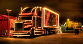 Świąteczna ciężarówka Coca-Cola Zielona Góra