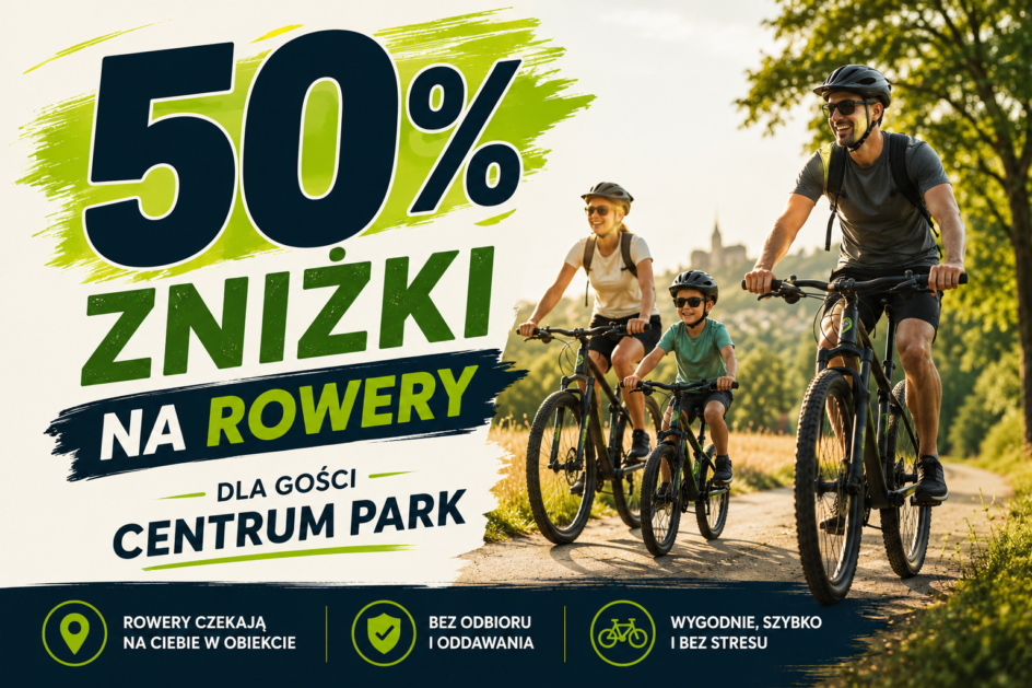 Apartamenty z&nbsp;rowerami w&nbsp;Zielonej Górze – zwiedzaj miasto na&nbsp;dwóch kółkach